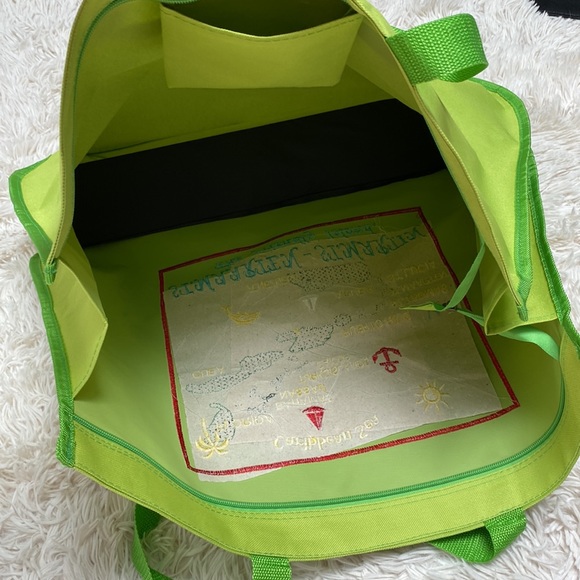 ๐HP๐ St. Martin Embroidered Beach Tote NWOT ๐ Green - Picture 9 of 11